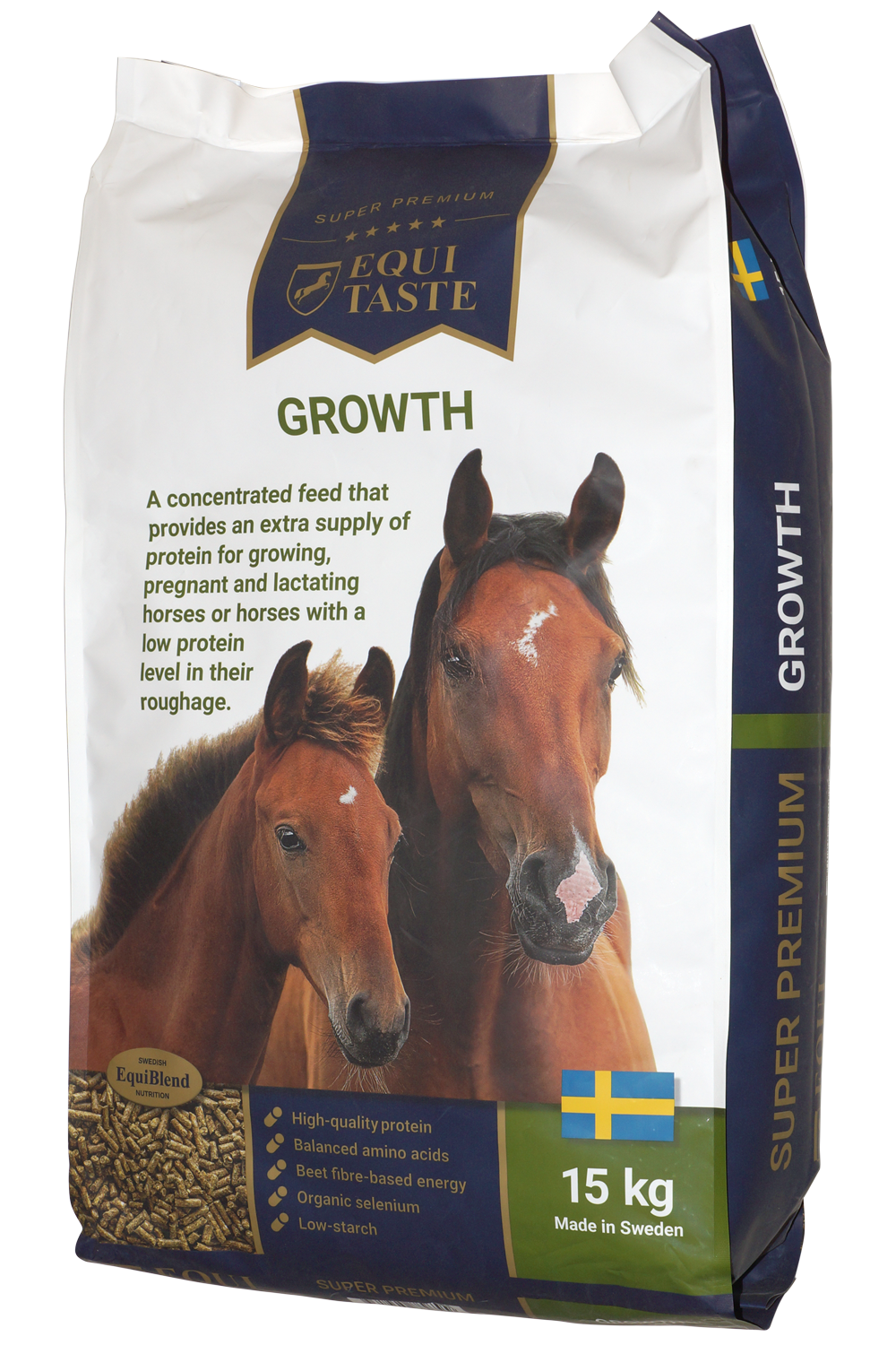 EQUITASTE GROWTH/ PROTEIN + 15KG HÄSTFODER