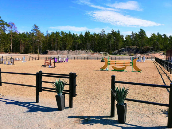 Häststängsel A-staket 40m 2 slanor