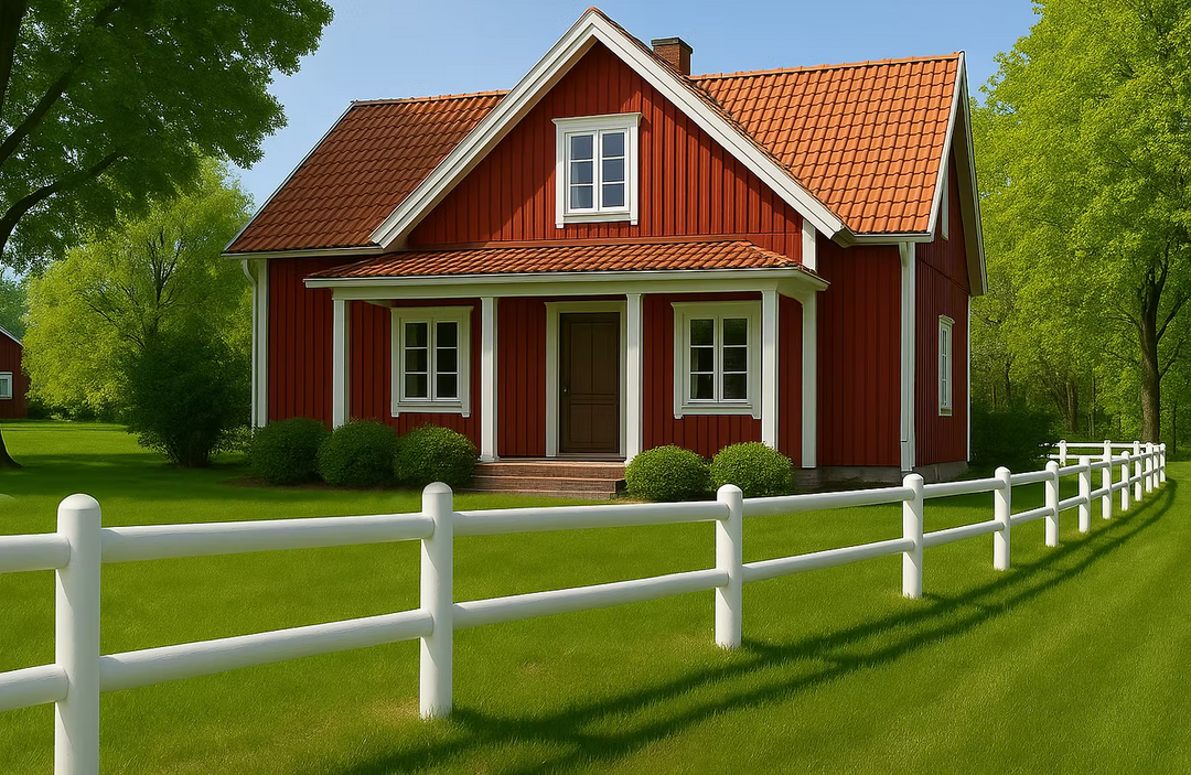 Villastaket A-staket 2 slanor