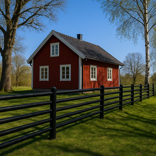 Villastaket A-staket 5 slanor