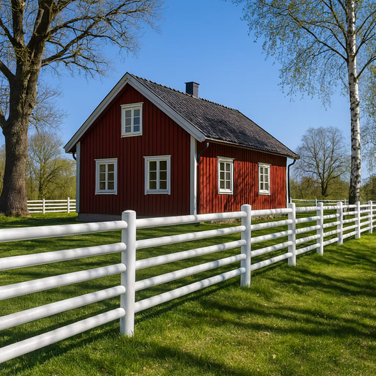 Villastaket A-staket 5 slanor