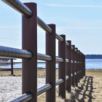 Horse fence 3 slats DeLuxe